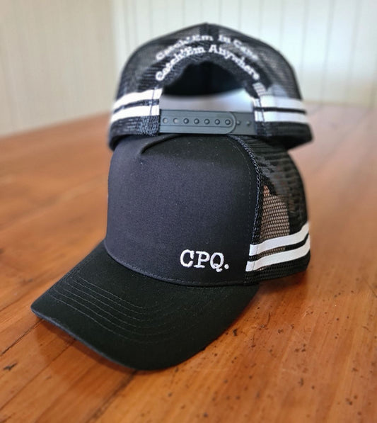 Black Trucker Cap